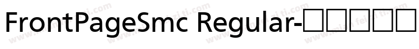 FrontPageSmc Regular字体转换